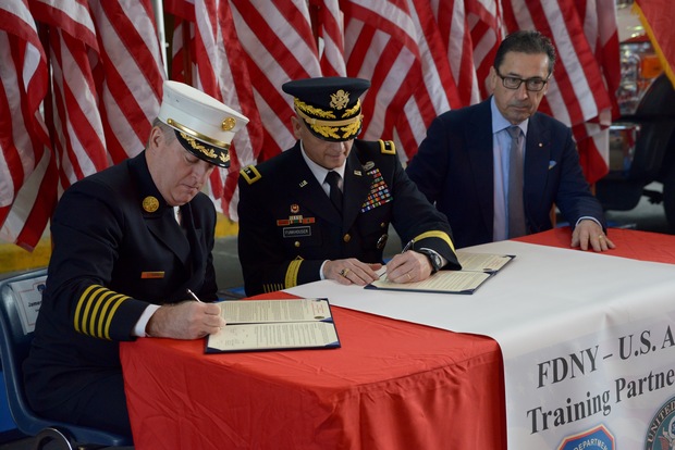 FDNY and U.S. Army to Partner for Training